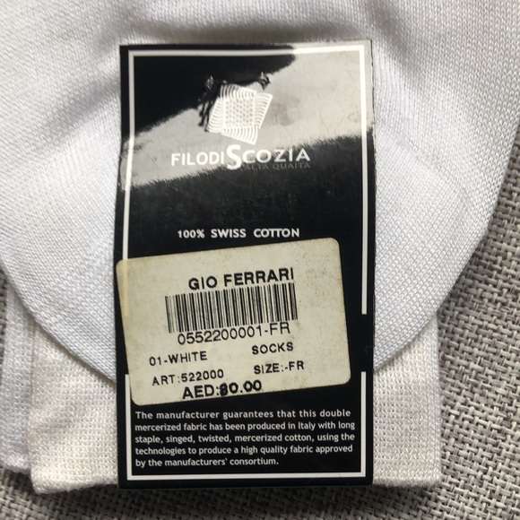 💯NWT SWISS COTTON WHITE ROYAL QUALITY SOCKS FOR MAN 👨 - Picture 3 of 5